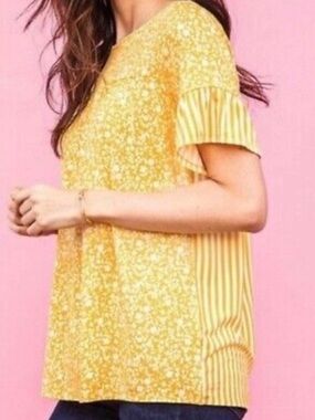 Matilda Jane | Dream Chasers Golden Sunshine floral top size large
